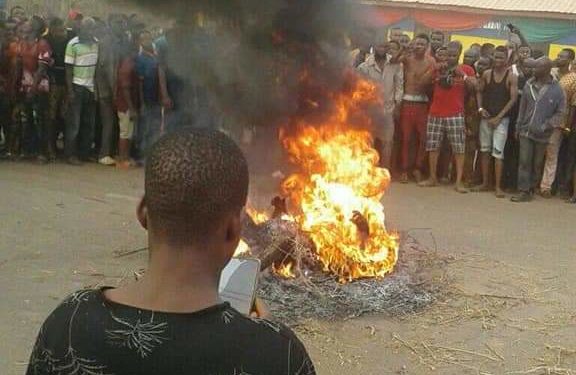 Edo witch burnt to death fire