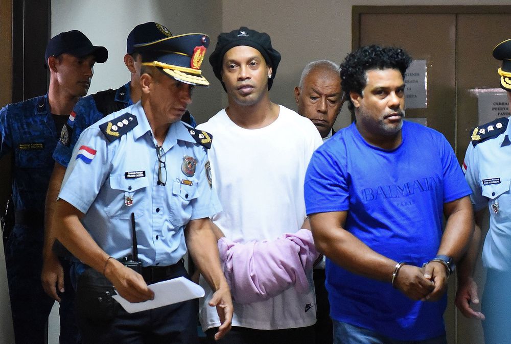 Ronaldinho Arrested In Paraguay