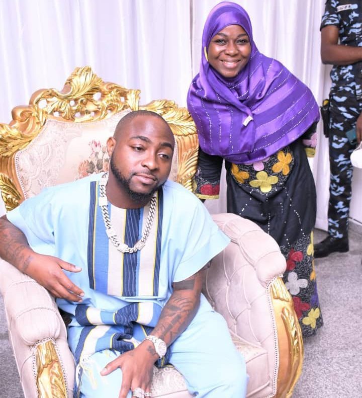 Davido Prostrates During Visit To Oniru