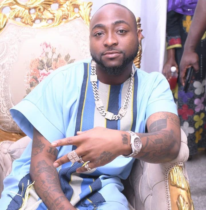 Davido Prostrates During Visit To Oniru