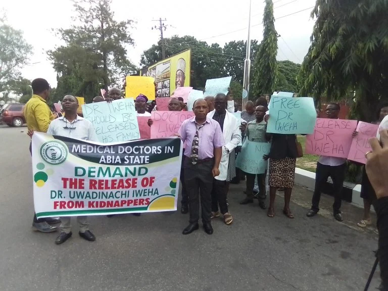 Abia Doctors Warn Ikpeazu To Secure Our Colleague's Release Or Face Strike.