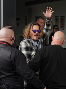 Johnny Depp Waves To Fans Tenderly As He Arrives At Sage Gateshead Ahead Of Jeff Beck Gig