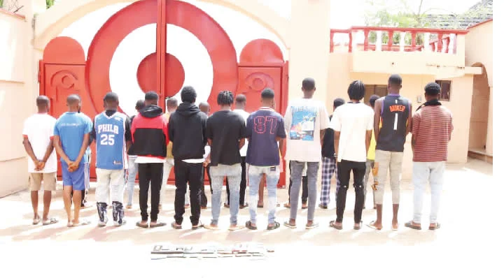 Kwara State Corper with 18 undergraduates nabbed for Internet fraud