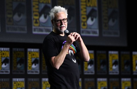 James Gunn presented the trailer for the third Guardians film