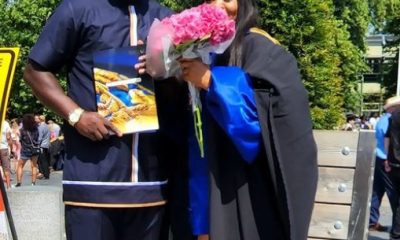 Seyi Law celebrates wife as she graduates from Coventry University