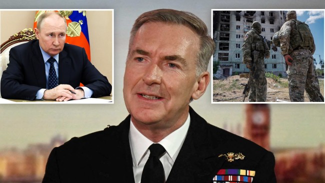 Putin’s assassination is ‘wishful thinking’ says UK’s armed forces chief