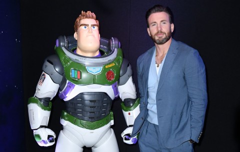 Chris Evans voices Buzz in the new film