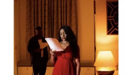 Falz and Osas Ighodaro in ‘Knee Down’ short film