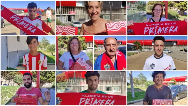 The fans of Almería take the floor and analyze the Almería de Primera