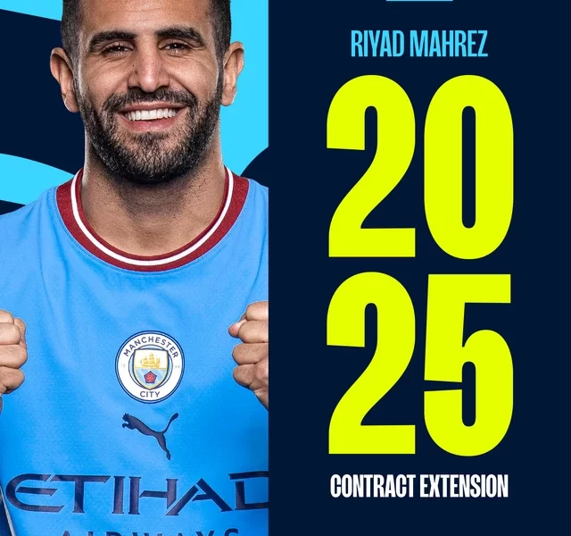 OFFICIAL Riyad Mahrez to remain at Manchester City until 2025