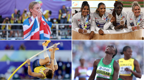 World Athletics Championships: Team GB win two more medals as pole vault and hurdles world records broken