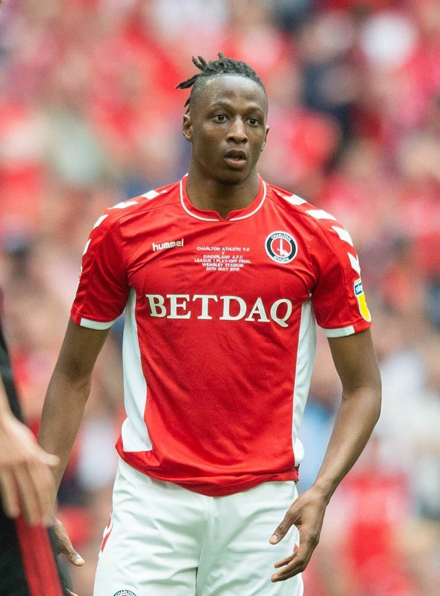 Joe Aribo during his time at Charlton Athletic