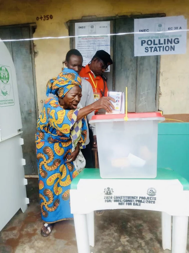 92-year-old Osun voter. 