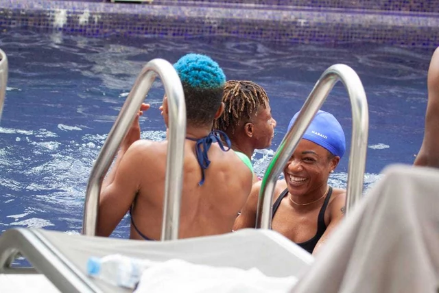 Super Falcons take to swimming pool for recovery session after loss to Morocco