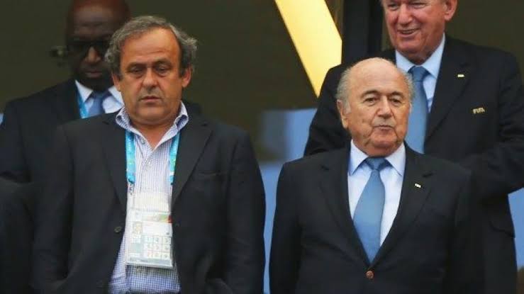 Sepp Blatter & Micheal Platini