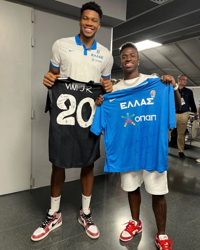 Giannis Antetokounmpo continues preparation with Greece for the 2022 EuroBasket.