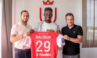 Folarin Balogun, who is eligible for the Super Eagles joins Stade de Reims