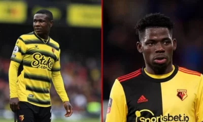 Watford's next game won't include Nigerian players Tom Dele-Bashiru and Samuel Kalu