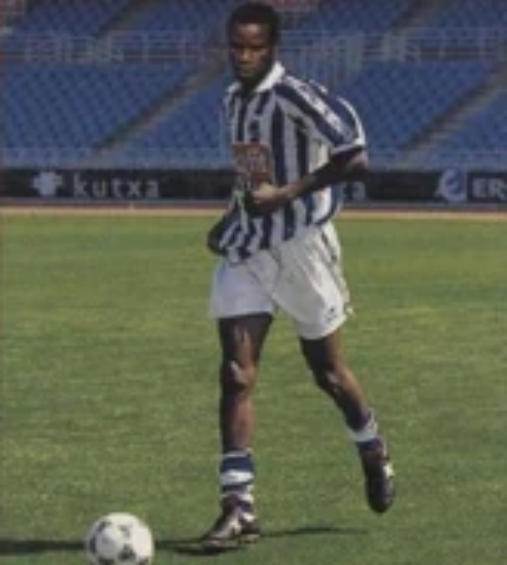 Mutiu Adepoju played for Real Sociedad from 1996 to 2000