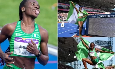 Tobi Amusan wins a gold medal at the Commonwealth Games and breaks a record