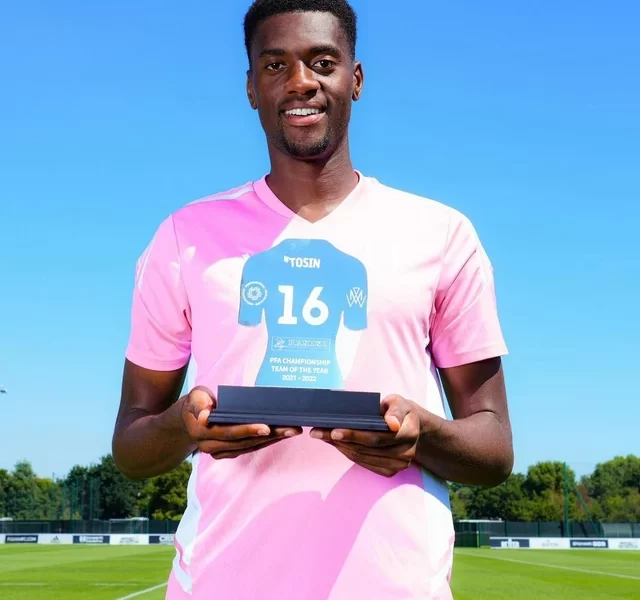 PREMIER LEAGUE: Tosin Adarabioyo, who was born in Nigeria, wins the PFA Award