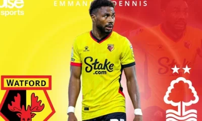 Emmanuel Dennis, a Super Eagles player, leaves Watford with a message