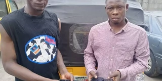 Lagos state Police detain two "one chance" robbery suspects