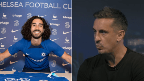 Marc Cucurella's transfer to Chelsea from Brighton has been questioned by Gary Neville. This one shocked us