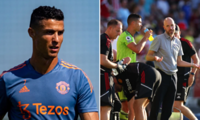 During a Manchester United training session, Cristiano Ronaldo disagreed with Erik ten Hag's strategy.