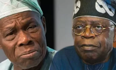 Closed door meeting between Bola Tinubu and Olusegun Obasanjo