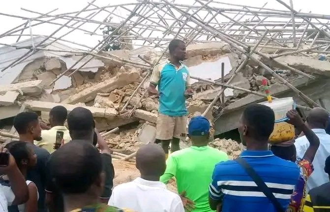 3-Storey Building Collapses In Akwa Ibom