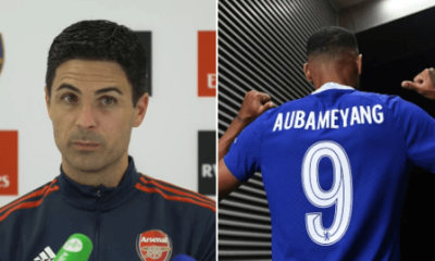 Mikel Arteta sends message to Pierre-Emerick Aubameyang after Chelsea transfer