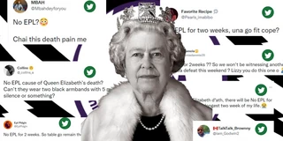 Nigerians react to the cancellation of Premier League games following the passing of Queen Elizabeth II