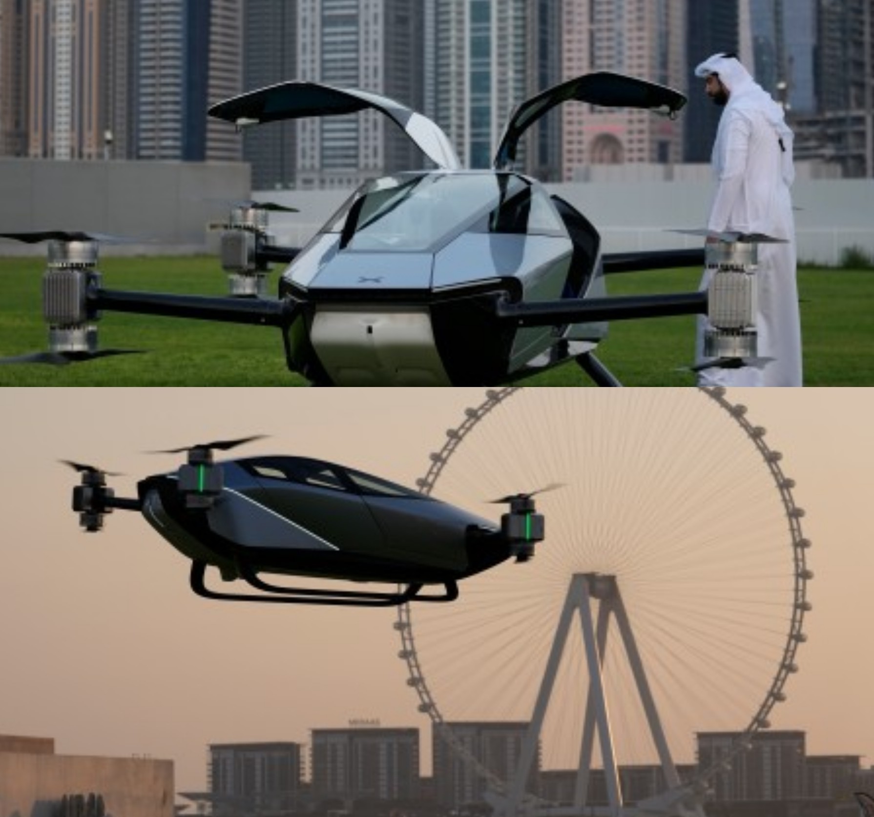 Chinese ‘flying car’ conducts its first public flight in Dubai