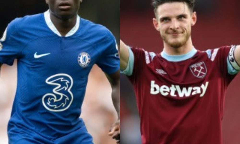 Graham Potter told Declan Rice of West Ham should take N'Golo Kante's position