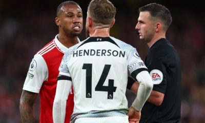 Jordan Henderson allegedly labeled Gabriel a ‘f***ing idiot'