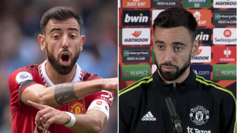 Bruno Fernandes responds to claims he berated Manchester United team-mates