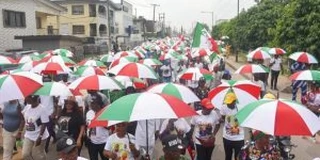PDP organizes a "Umbrella Day" for Atiku and Okowa in Lagos