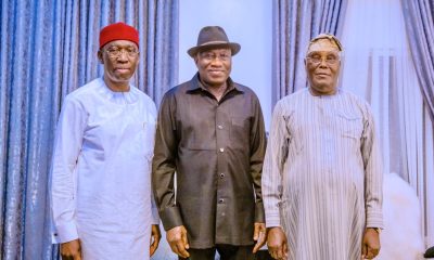 2023 Election: Atiku, Okowa meet Goodluck Jonathan