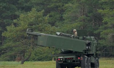 A M142 High Mobility Artillery Rocket System (HIMARS) takes part in a military exercise near Liepaja, Latvia September 26, 2022