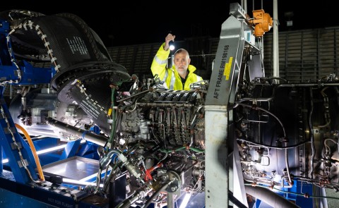 The Rolls-Royce AE2100 Hydrogen Test at Boscombe Down