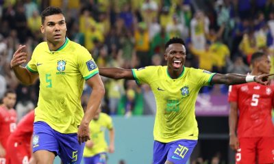 Casemiro fires Brazil into World Cup knockout stages with late win over Switzerland