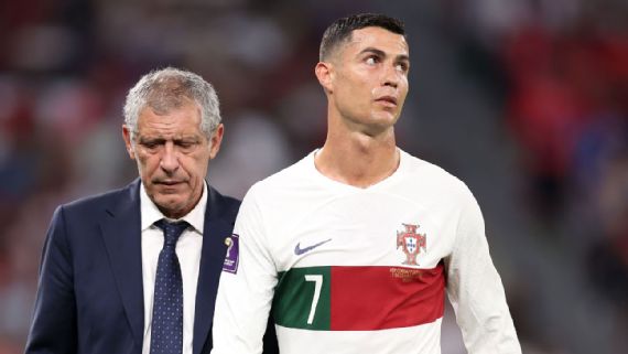 Fernando Santos has hit out at Cristiano Ronaldo for his reaction to being substituted