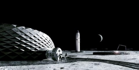 Developing technologies to build landing pads, habitats, and roads on the lunar surface are in the works