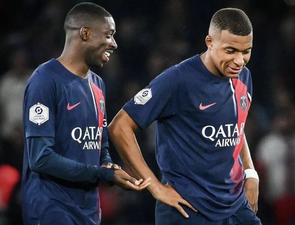 Dembele and Kylian Mbappe _ Gurusprovince