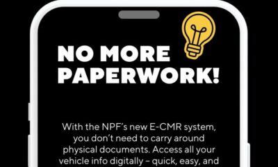 No more stopping to check papers’, police reveal NPF E-CMR benefits