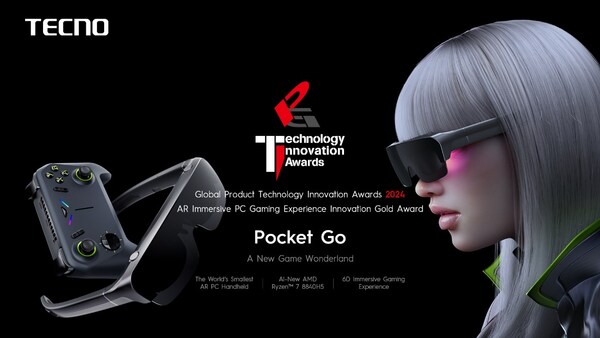 Tecno Pocket Go recognized for award-winning innovation in AR gaming