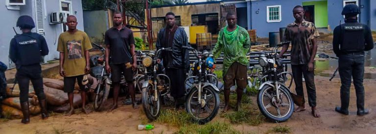 NSCDC arrests five people and confiscates 20,000 liters of stolen crude in Abia