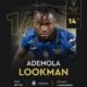 Ballon d’Or 2024: Ademola Lookman ranks 14th