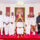 Warri AGAIN: Davido, Phyno and others visit Olu of Warri